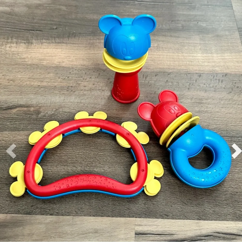 Disney Learning Toys Set Red and Blue Musical Instruments - Picture 1 of 1